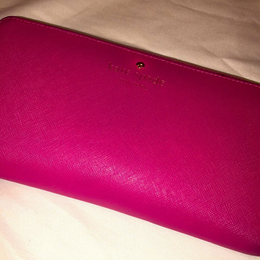 Kate Spade Zip Wallet Pocketbook Pink